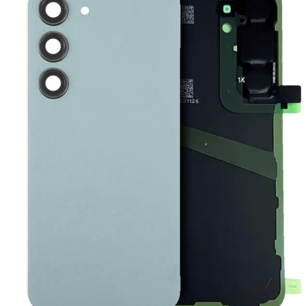 Samsung Galaxy S24 Arka İle Uyumlu Kapak Camı Kamera Lensiyle (Servis Paketi) (Safir Mavisi)