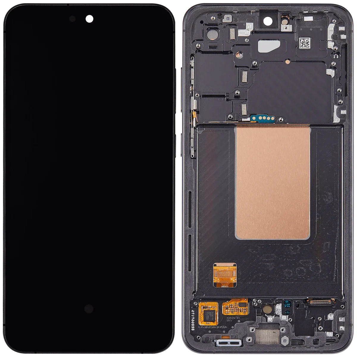 Samsung Galaxy S24 FE İle Uyumlu İçin Çerçeveli ekran 5G Orijinal - (Grafit)  Orijinal Ekranı - Görsel 2