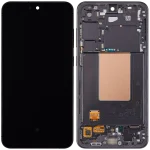 Samsung Galaxy S24 FE İle Uyumlu İçin Çerçeveli ekran 5G Orijinal - (Grafit)  Orijinal Ekranı - Görsel 2