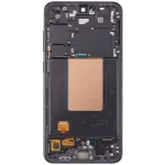 Samsung Galaxy S24 FE İle Uyumlu İçin Çerçeveli ekran 5G Orijinal - (Grafit)  Orijinal Ekranı - Görsel 4