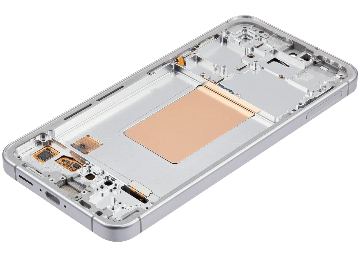 Samsung Galaxy S24 FE İle Uyumlu İçin Çerçeveli ekran 5G - Orijinal (Gri)  Orijinal Ekranı - Görsel 6