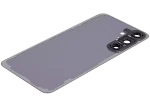 Samsung Galaxy S24 Plus İle Uyumlu 5G Arka Kapak Camı Kamera Lensli  (Amber Sarısı) - Görsel 7