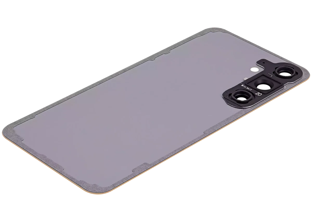 Samsung Galaxy S24 Plus İle Uyumlu 5G Arka Kapak Camı Kamera Lensli  (Kumtaşı Turuncusu) - Görsel 7