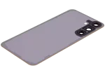 Samsung Galaxy S24 Plus İle Uyumlu 5G Arka Kapak Camı Kamera Lensli  (Kumtaşı Turuncusu) - Görsel 7