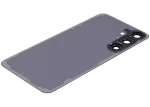 Samsung Galaxy S24 Plus İle Uyumlu 5G Arka Kapak Camı Kamera Lensli  (Mermer Gri) - Görsel 7
