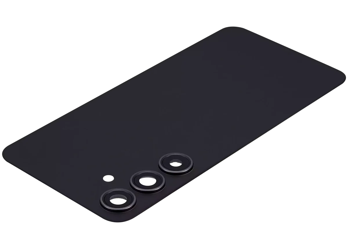 Samsung Galaxy S24 Plus İle Uyumlu 5G Arka Kapak Camı Kamera Lensli  (Onyx Siyah) - Görsel 6