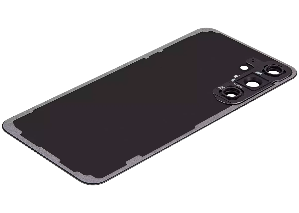 Samsung Galaxy S24 Plus İle Uyumlu 5G Arka Kapak Camı Kamera Lensli  (Onyx Siyah) - Görsel 7