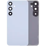 Samsung Galaxy S24 Plus İle Uyumlu 5G Arka Kapak Camı Kamera Lensli  (Safir Mavisi)