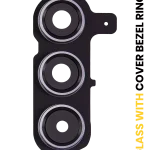 Samsung Galaxy S24 Plus İle Uyumlu 5G (Kobalt Menekşe) Kapaklı Arka Kamera Lensi Çerçeveli Halkalı