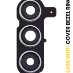 Samsung Galaxy S24 Plus İle Uyumlu 5G (Safir Mavisi) Kapaklı Arka Kamera Lensi Çerçeveli Halkalı