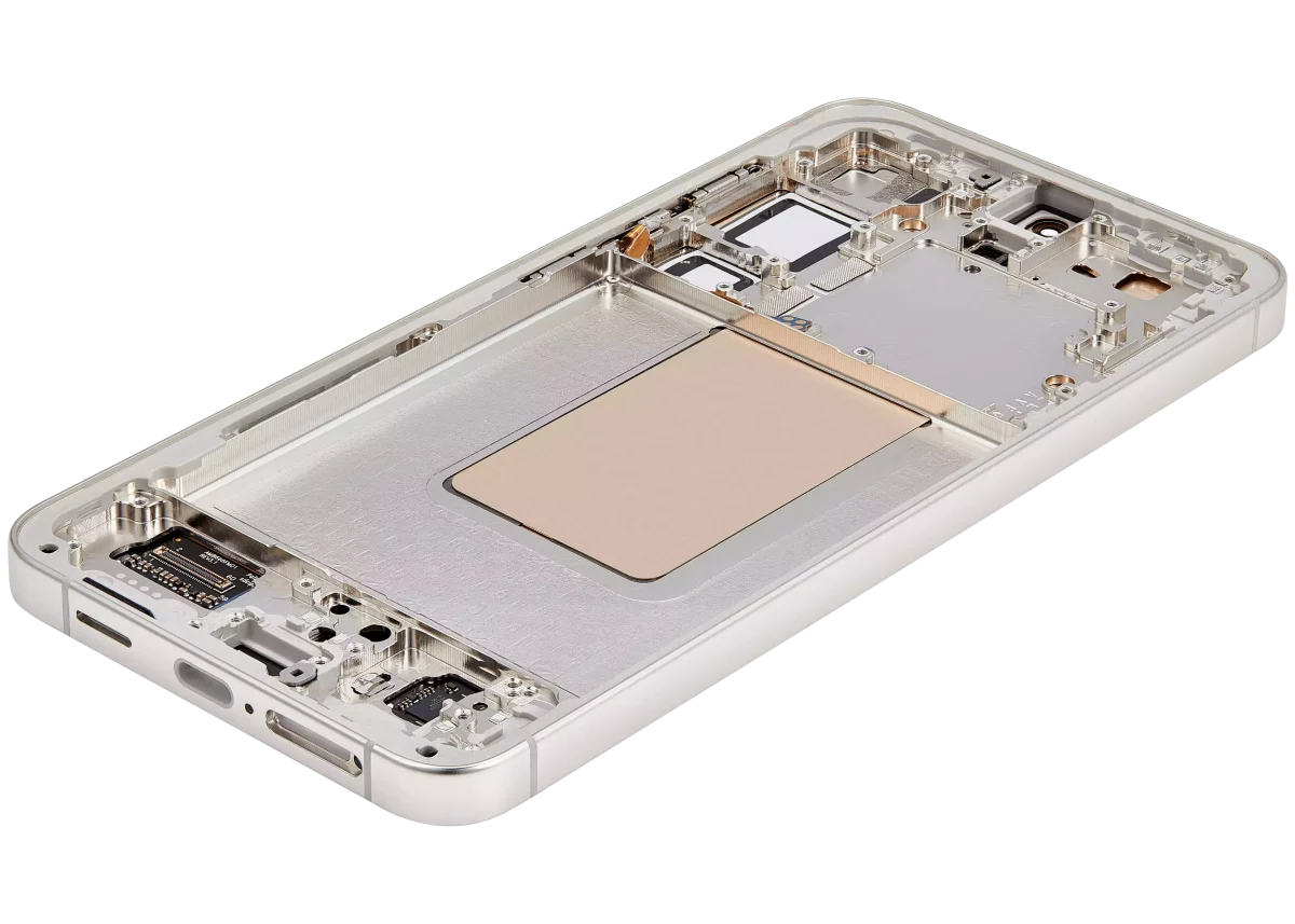 Samsung Galaxy S24 Plus İle Uyumlu İçin Çerçeveli ekran 5G - Orijinal (Amber Sarısı)  Orijinal Ekranı - Görsel 6