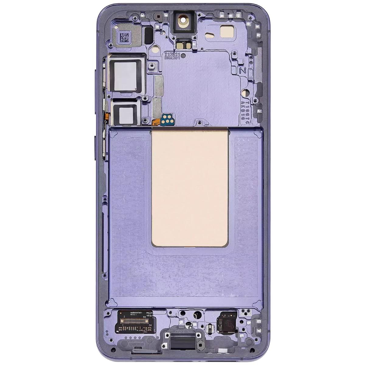 Samsung Galaxy S24 Plus İle Uyumlu İçin Çerçeveli ekran 5G - Orijinal (Kobalt Menekşe)  Orijinal Ekranı - Görsel 4