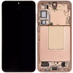 Samsung Galaxy S24 Plus İle Uyumlu İçin Çerçeveli ekran 5G - Orijinal (Kumtaşı Turuncusu)  Orijinal Ekranı - Görsel 2