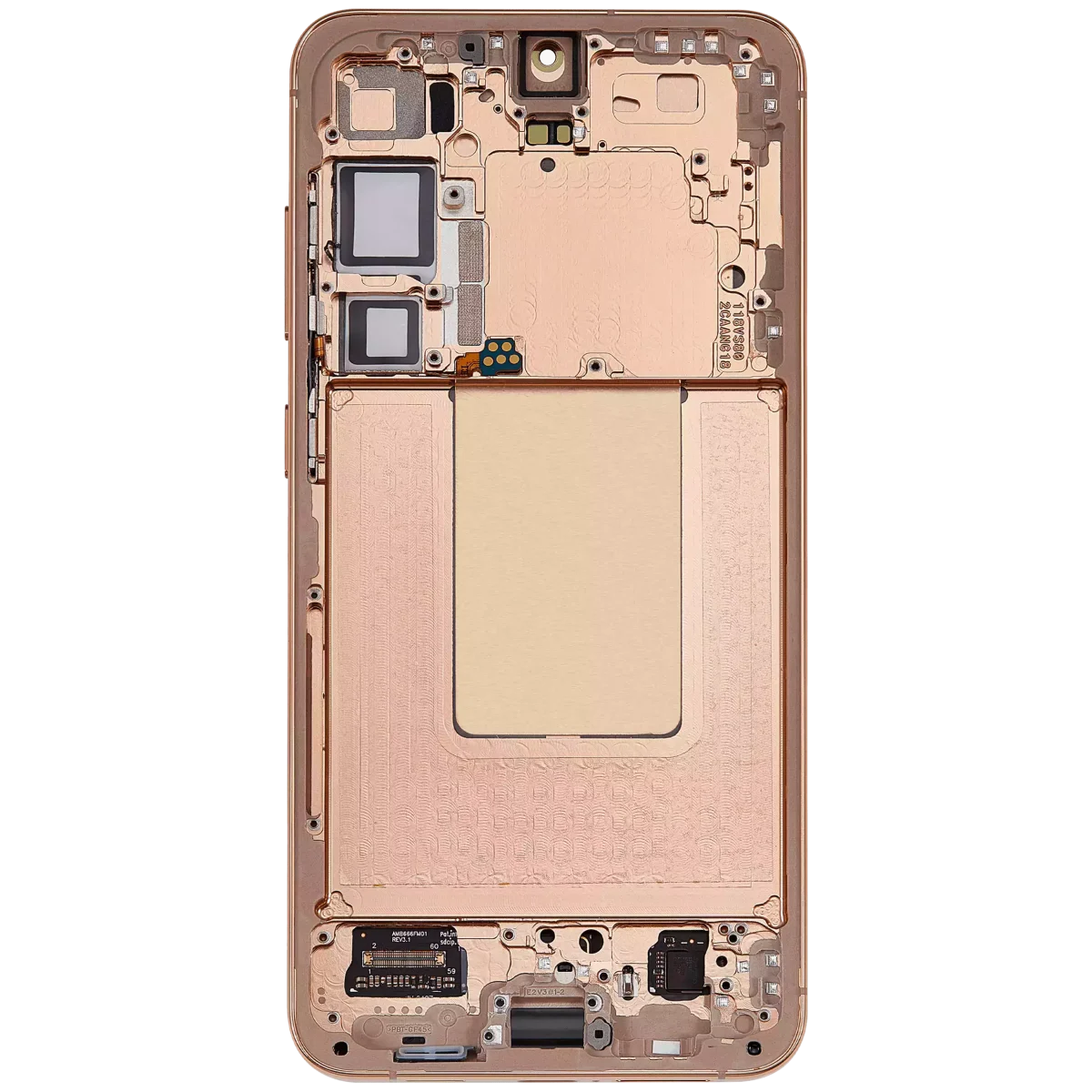 Samsung Galaxy S24 Plus İle Uyumlu İçin Çerçeveli ekran 5G - Orijinal (Kumtaşı Turuncusu)  Orijinal Ekranı - Görsel 6