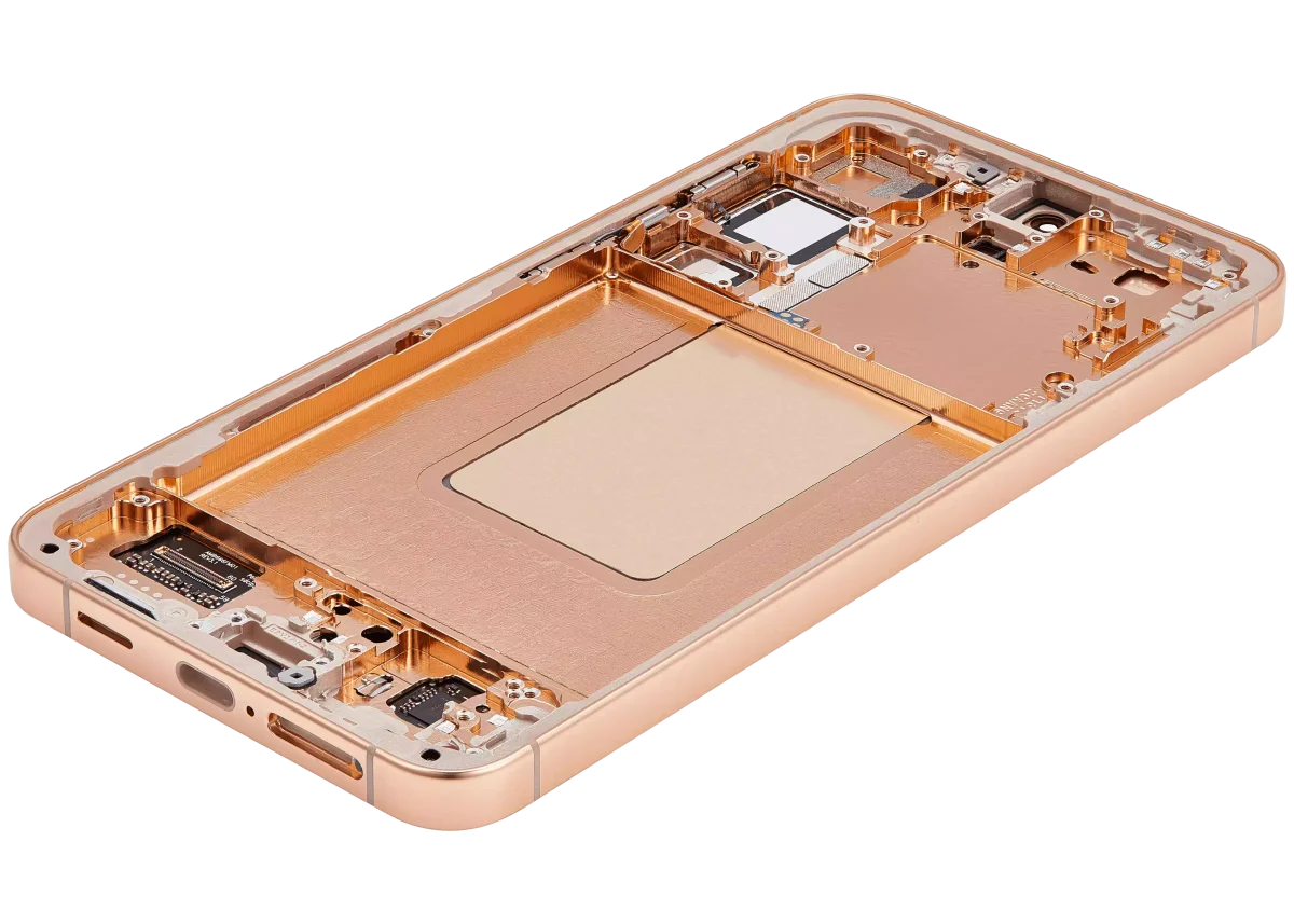 Samsung Galaxy S24 Plus İle Uyumlu İçin Çerçeveli ekran 5G - Orijinal (Kumtaşı Turuncusu)  Orijinal Ekranı - Görsel 8