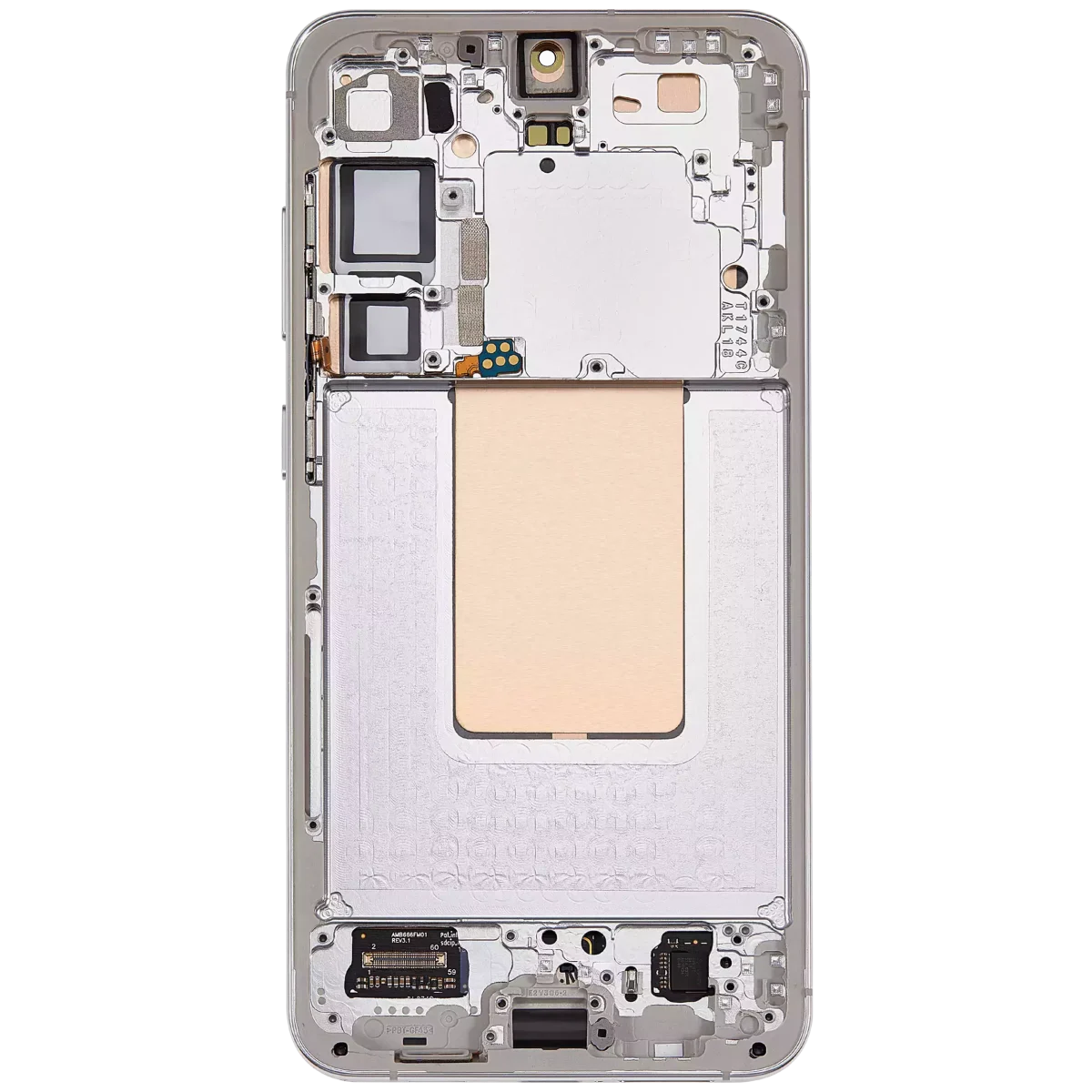 Samsung Galaxy S24 Plus İle Uyumlu İçin Çerçeveli ekran 5G - Orijinal (Mermer Grisi)  Orijinal Ekranı - Görsel 4