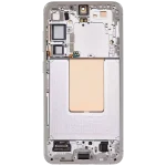 Samsung Galaxy S24 Plus İle Uyumlu İçin Çerçeveli ekran 5G - Orijinal (Mermer Grisi)  Orijinal Ekranı - Görsel 4