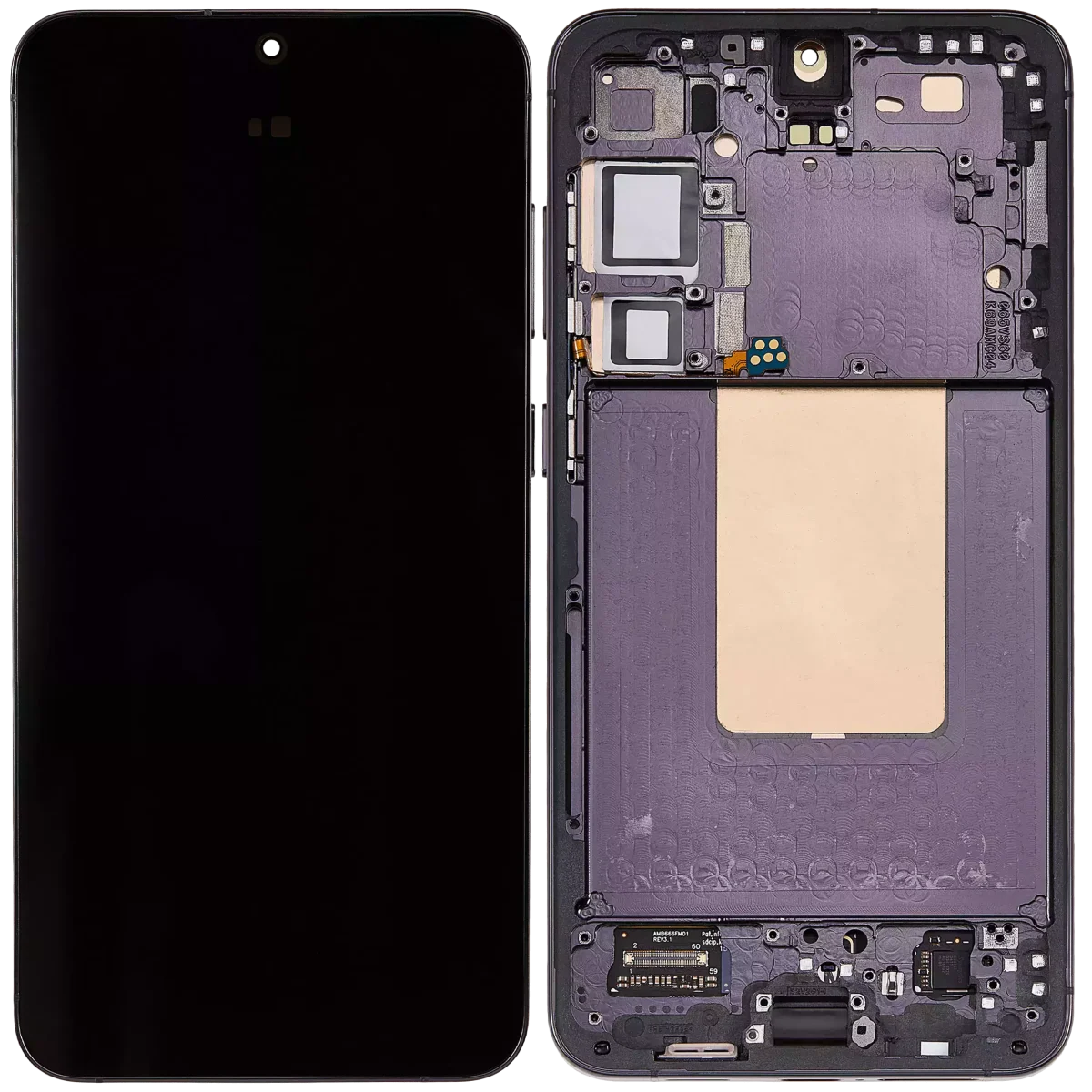 Samsung Galaxy S24 Plus İle Uyumlu İçin Çerçeveli ekran 5G - Orijinal (Onyx Siyah)  Orijinal Ekranı - Görsel 2