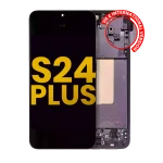 Samsung Galaxy S24 Plus İle Uyumlu İçin Çerçeveli ekran 5G - Orijinal (Onyx Siyah)  Orijinal Ekranı - Görsel 3