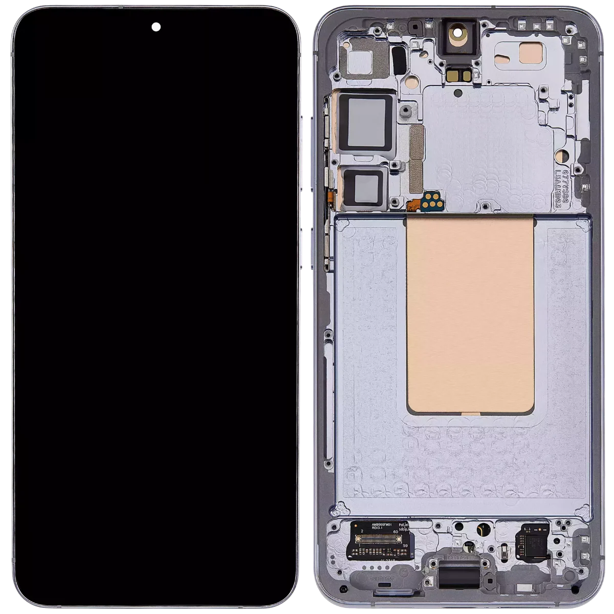 Samsung Galaxy S24 Plus İle Uyumlu İçin Çerçeveli ekran 5G - Orijinal (Safir Mavisi)  Orijinal Ekranı - Görsel 2