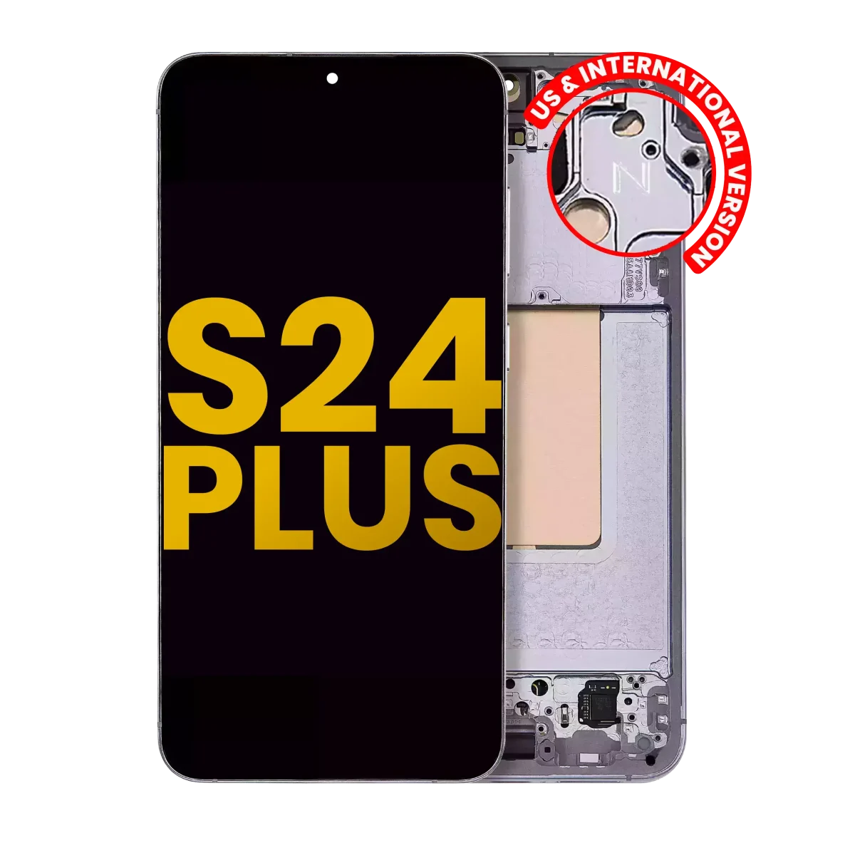 Samsung Galaxy S24 Plus İle Uyumlu İçin Çerçeveli ekran 5G - Orijinal (Safir Mavisi)  Orijinal Ekranı - Görsel 3