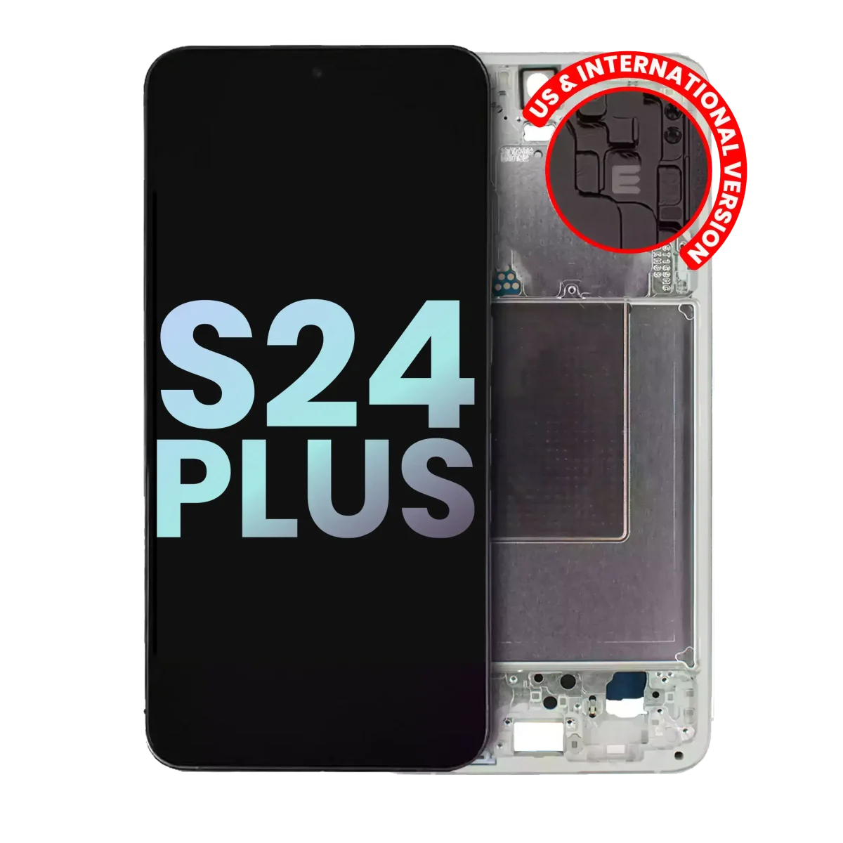 Samsung Galaxy S24 Plus İle Uyumlu İçin Çerçeveli ekran 5G - (Servis Paketi) (Yeşim Yeşili)  Orijinal Ekranı
