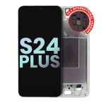 Samsung Galaxy S24 Plus İle Uyumlu İçin Çerçeveli ekran 5G - (Servis Paketi) (Yeşim Yeşili)  Orijinal Ekranı