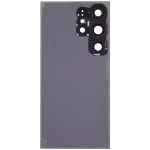 Samsung Galaxy S24 Ultra İle Uyumlu 5G Arka Kapak Camı Kamera Lensiyle  (Aftermarket Plus) (Titanyum Sarısı) - Görsel 5
