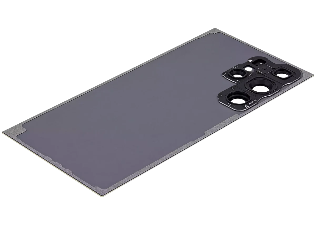 Samsung Galaxy S24 Ultra İle Uyumlu 5G Arka Kapak Camı Kamera Lensiyle  (Aftermarket Plus) (Titanyum Sarısı) - Görsel 7