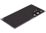 Samsung Galaxy S24 Ultra İle Uyumlu 5G Arka Kapak Camı Kamera Lensli  (Titanyum Menekşe) - Görsel 7