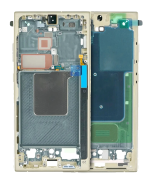 Samsung Galaxy S24 Ultra İle Uyumlu 5G Orta Çerçeve Muhafaza (Uluslararası sürüm) (Servis Paketi) (Titanyum Sarısı) - Görsel 2