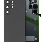 Samsung Galaxy S24 Ultra İle Uyumlu Arka Kapak Camı Kamera Lensiyle Uyumlu (Servis Paketi) (Titanyum Gri)