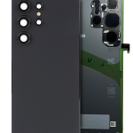 Samsung Galaxy S24 Ultra İle Uyumlu Arka Kapak Camı Kamera Lensiyle Uyumlu (Servis Paketi) (Titanyum Siyahı)