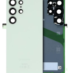 Samsung Galaxy S24 Ultra İle Uyumlu Arka Kapak Camı Kamera Lensiyle Uyumlu (Servis Paketi) (Titanyum Yeşili)