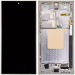 Samsung Galaxy S24 Ultra İle Uyumlu İçin Çerçeveli ekran - (Titanyum Sarısı)  Orijinal Ekranı - Görsel 2