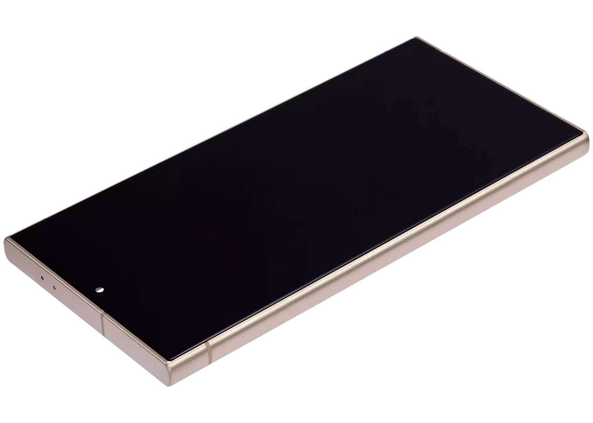Samsung Galaxy S24 Ultra İle Uyumlu İçin Çerçeveli ekran - (Titanyum Sarısı)  Orijinal Ekranı - Görsel 5