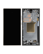 Samsung Galaxy S24 Ultra İle Uyumlu İçin Çerçeveli ekran - (Titanyum Siyah)  Orijinal Ekranı - Görsel 3