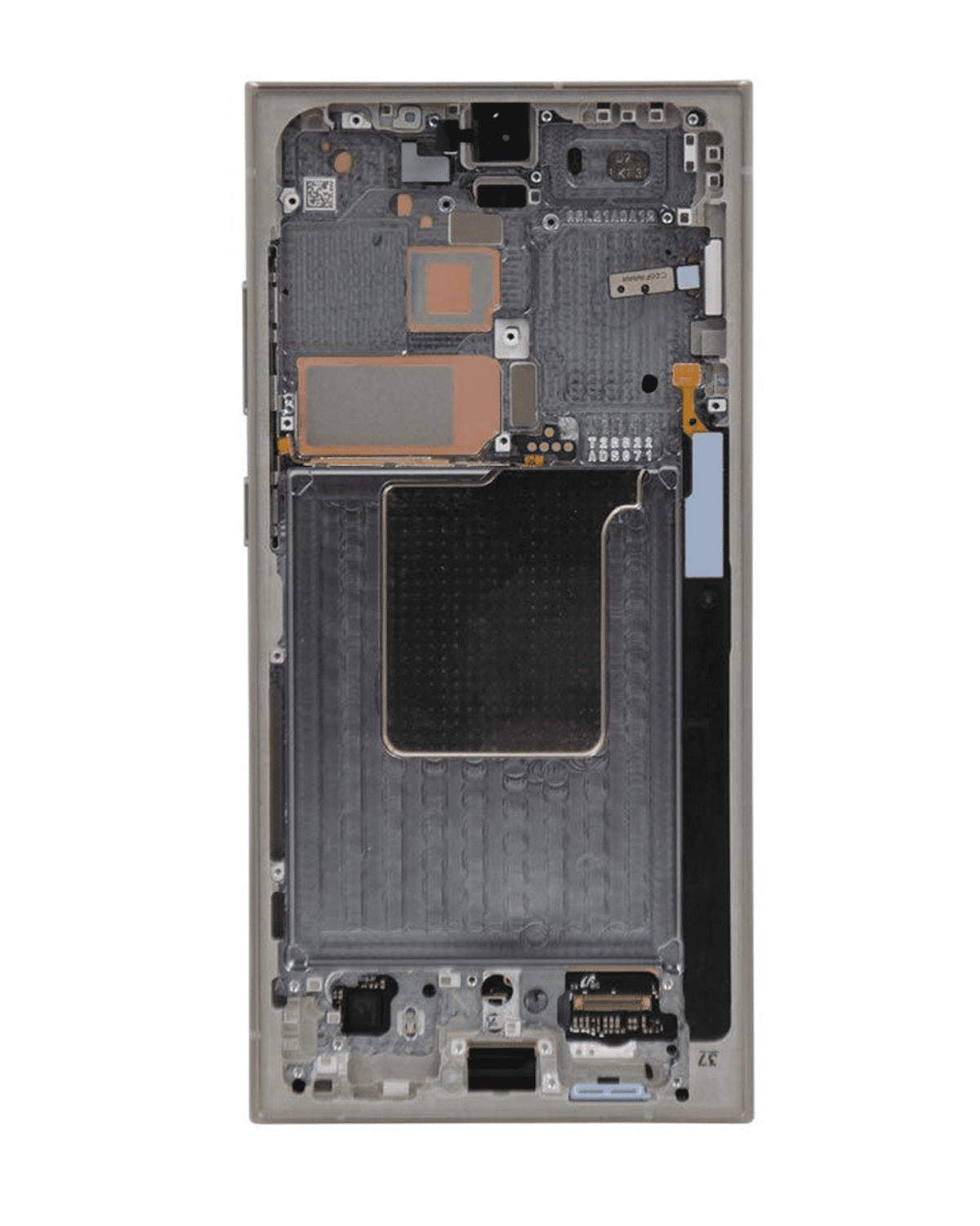 Samsung Galaxy S24 Ultra İle Uyumlu - (Titanyum Gri) Çerçeveli ekran Orijinal Ekranı - Görsel 3