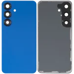 Samsung Galaxy S25 5G İle Uyumlu Arka Kapak Camı Kamera Lensiyle  (Lacivert) - Görsel 2