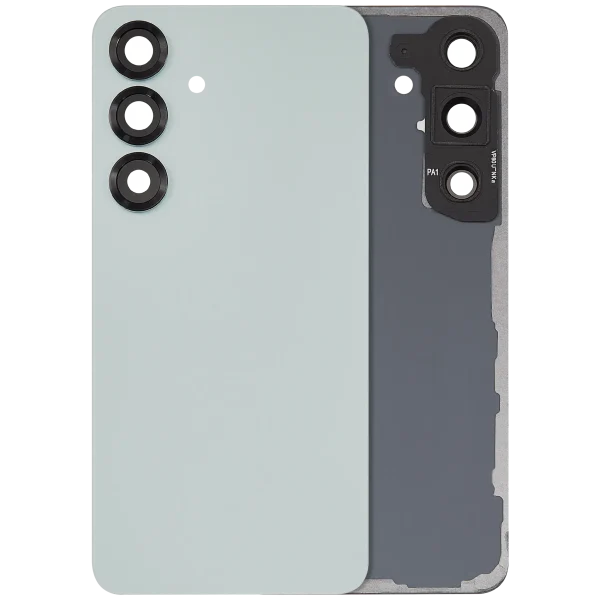 Samsung Galaxy S25 5G İle Uyumlu Arka Kapak Camı Kamera Lensiyle  (Nane)