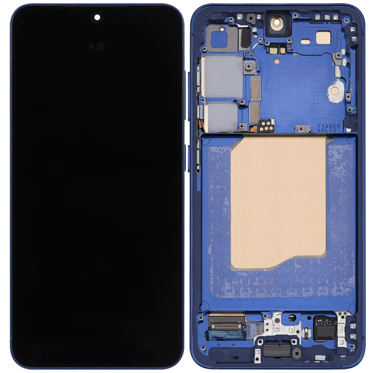 Samsung Galaxy S25 İle Uyumlu Çerçeveli Ekran Dokunmatik Ekran Orijinal Ekranı (Servis Paketi)(Donanma) - Görsel 2