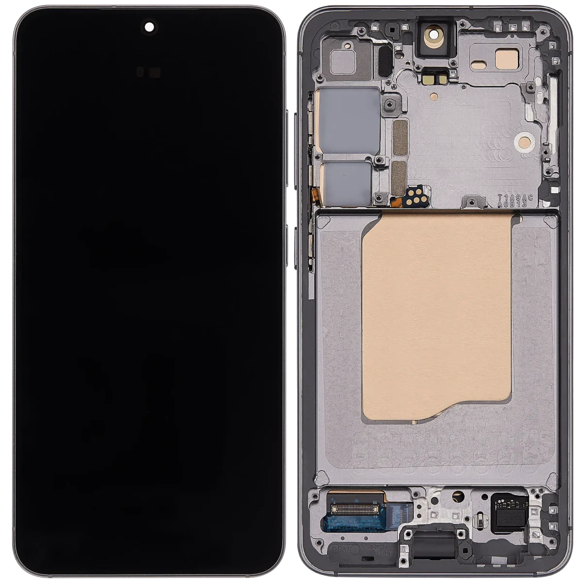 Samsung Galaxy S25 İle Uyumlu Çerçeveli Ekran Dokunmatik Ekran Orijinal Ekranı (Servis Paketi)(Gümüş Gölge) - Görsel 2