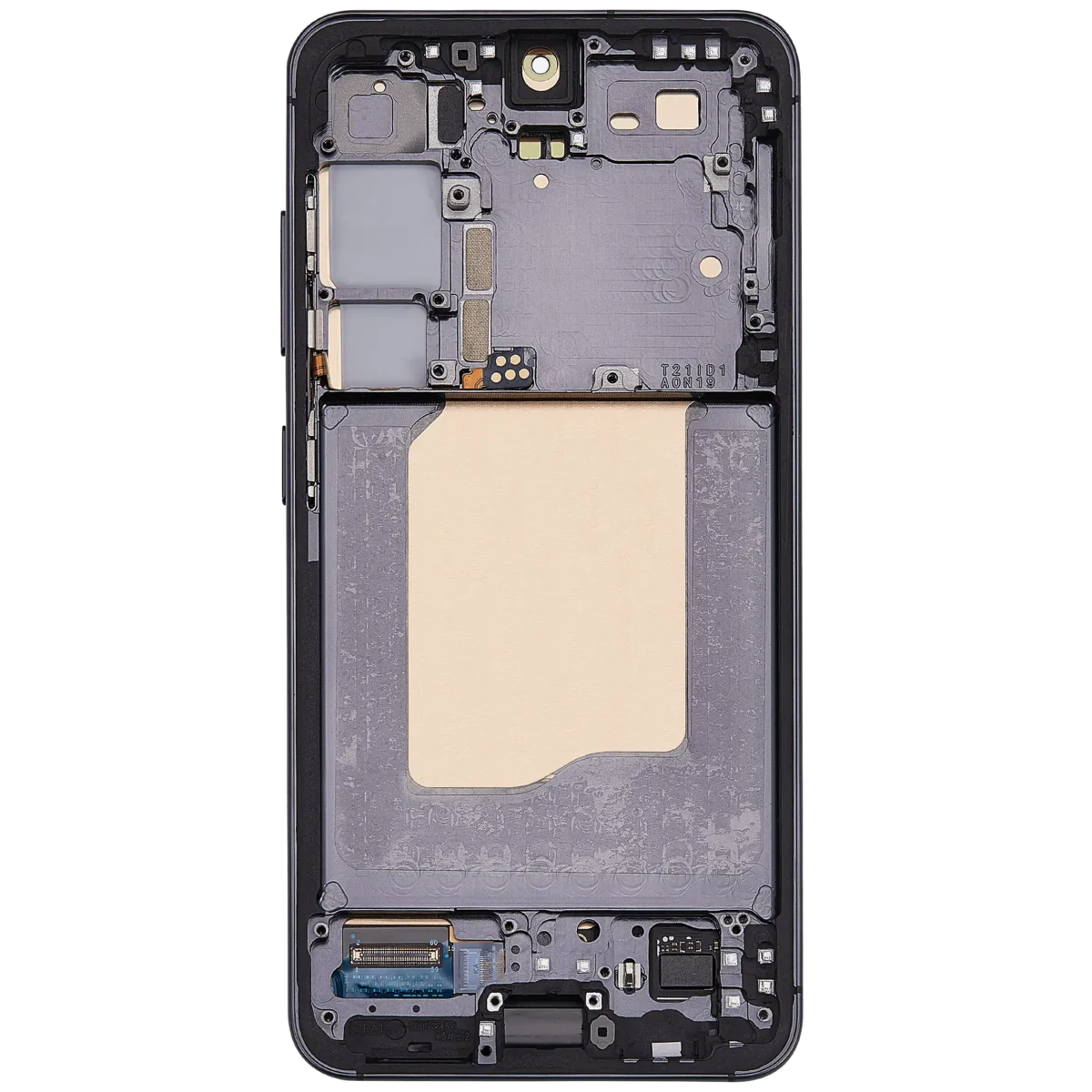 Samsung Galaxy S25 İle Uyumlu Çerçeveli Ekran Dokunmatik Ekran Orijinal Ekranı (Servis Paketi)(Mavi Siyah) - Görsel 5