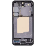 Samsung Galaxy S25 İle Uyumlu Çerçeveli Ekran Dokunmatik Ekran Orijinal Ekranı (Servis Paketi)(Mavi Siyah) - Görsel 5