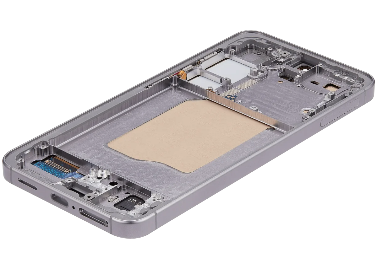 Samsung Galaxy S25 İle Uyumlu Çerçeveli Ekran Dokunmatik Ekran Orijinal(Gümüş Gölge) - Görsel 7