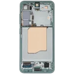 Samsung Galaxy S25 İle Uyumlu Çerçeveli Ekran Dokunmatik Ekran Orijinal(Nane) - Görsel 5