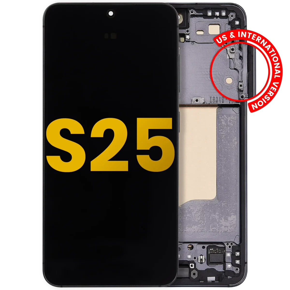 Samsung Galaxy S25 İle Uyumlu Çerçeveli Ekran Dokunmatik Orijinal Ekranı Orijinal(MaviáSiyah) - Görsel 3