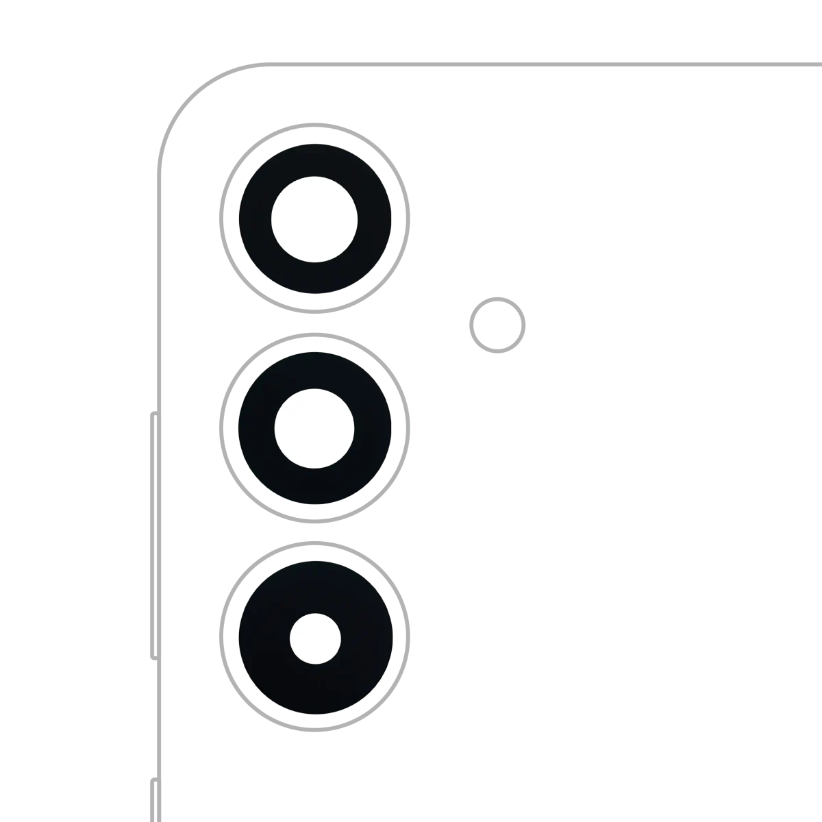 Samsung Galaxy S25 Plus İle Uyumlu 5G Arka Kamera Lensi (Sadece Cam) Yapışkanlı (3 Parça Set) (Tüm Renkler) - Görsel 3