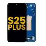 Samsung Galaxy S25 Plus İle Uyumlu İçin Çerçeveli ekran 5G - Orijinal (Donanma)  Orijinal Ekranı