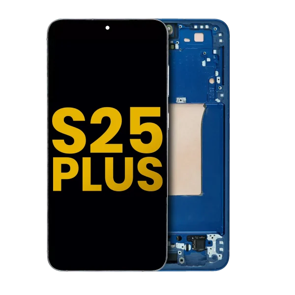 Samsung Galaxy S25 Plus İle Uyumlu İçin Çerçeveli ekran 5G - Orijinal (Donanma)  Orijinal Ekranı